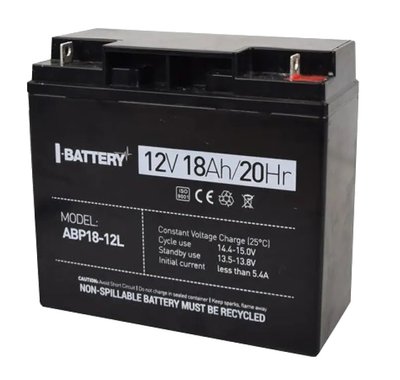 I-Battery ABP18-12L Акумуляторна батарея для ДБЖ 28161 фото
